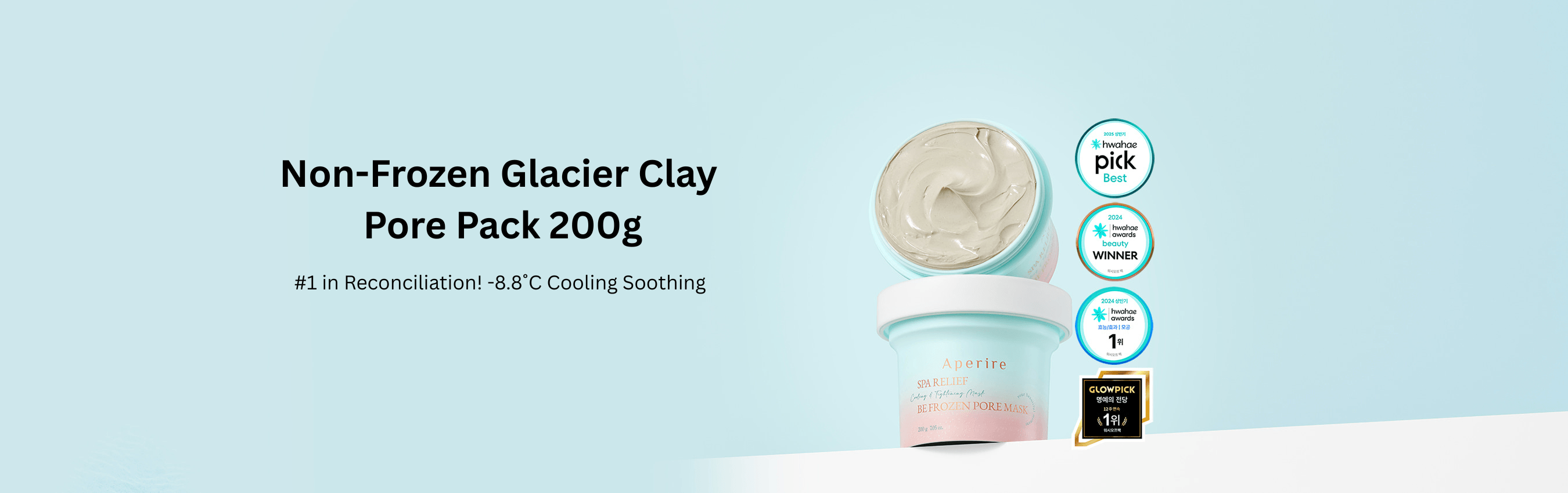 Non-Frozen Glacier Clay Pore Pack 200g